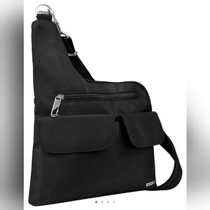 Brand New Travelon Black/Blue Crossbody